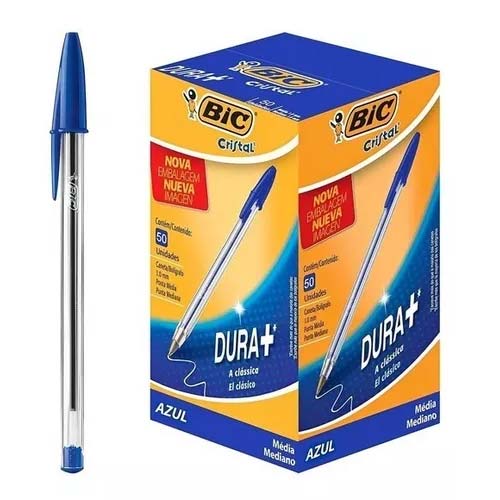 BOLIGRAFO BIC CRISTAL DURA 1 MM - AZUL