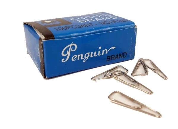 Broches Clips Pingüino Metal N3 X100 unid