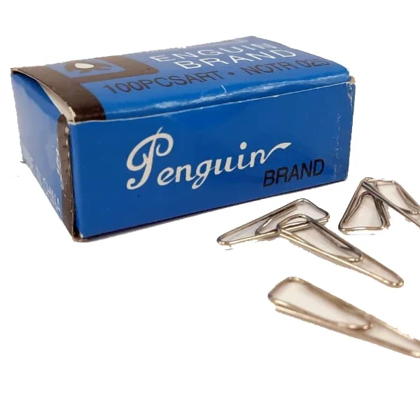 Broches Clips Pingüino Metal N3 X100 unid