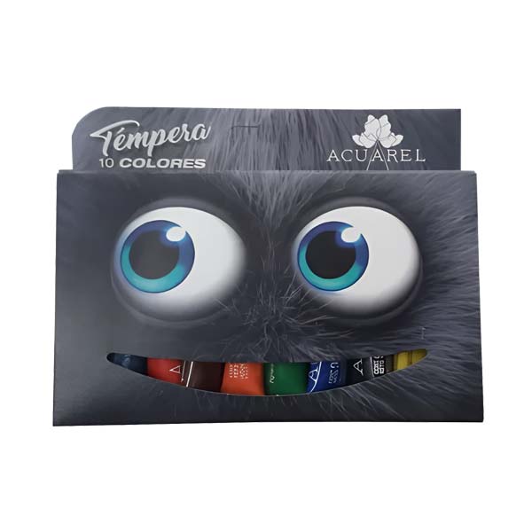 Caja de Temperas Acuarel x10 unid - Surtido