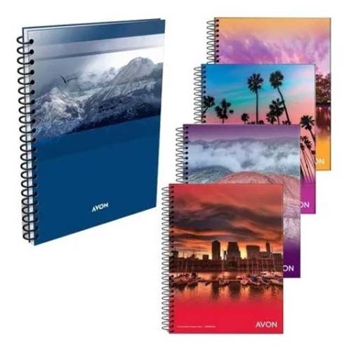 Cuaderno Avon C/Espiral 16x21 cm x46 hjs.