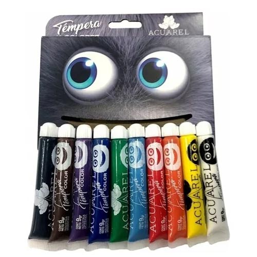Tempera Acuarel colores surtidos